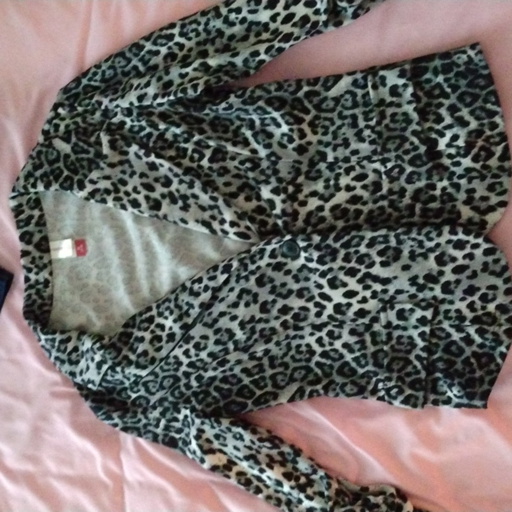 Leopard dress jacket